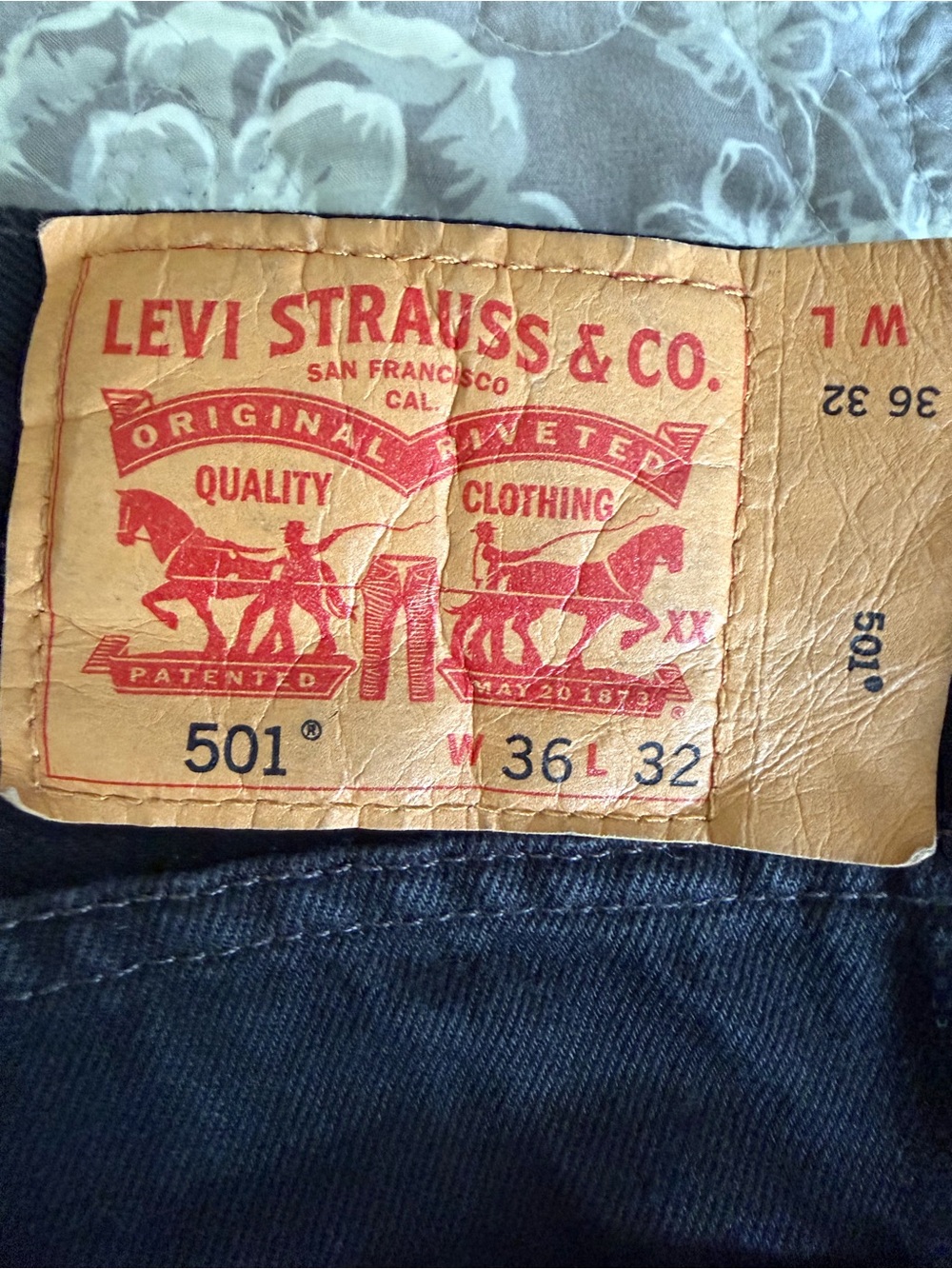 Levi's 501 Straight Men's Jeans - Black